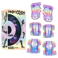 ProteXion Tri-Pack Kids - Rainbow - Wrist, Elbow, Knee Protection